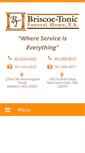 Mobile Screenshot of briscoe-tonicfuneralhome.com